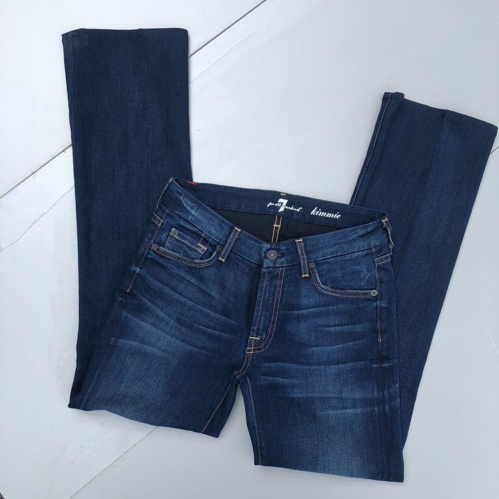 7FAMK Kimmie Bootcut Jeans, Size 28